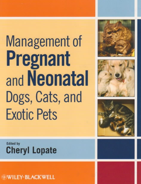 Management of pregnant and neonatal dogs, cats, and exotic pets